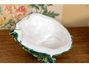 Cabbage Lidded Tureen With Underplate And Ladle