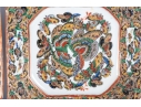 Pair Of Chinese Famille Rose “Hundred Butterflies” Octagonal Plates
