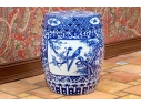 Decorative Chinese Blue And White Porcelain Garden Stool