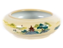 Chinese Republic Period Yellow-Ground Low Bowl