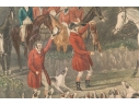 19th Century English Color Equestrian Etching, Moore's Tally Ho: To The Sports, The Noble Tips