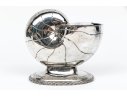 Antique English Victorian Silverplate Nautilus Spoon Warmer