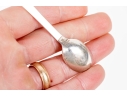 Set Of Twelve George Jensen Pyramid Sterling Demitasse Spoons, 4.57 Ozt.