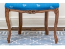 Carved Fruitwood And Cane Back Fauteuil