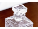 Faberge Cut Crystal Decanter With Stopper