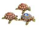 Collection Of Three Jay Strongwater Tiny Turtle Boxes