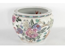 Large Chinese Famille Rose Porcelain Fish Bowl Planter