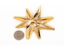 Tiffany & Co. 18k Yellow Gold Paloma PIcasso Impactful Jumbo Graffiti Celestial Star Brooch