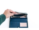 Bulgari Green Patent Leather Wallet