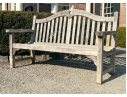 Smith & Hawken Teak Bench (1 Of 2)