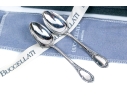 Pair Of Buccellati Monte Mario Pattern Silverplate Demitasse Spoons