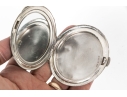 Collection Of Three English Sterling Silver And Enamel Compacts