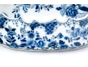 Two Decorative Blue And White Porcelain Twin Handled Serving Bowls
