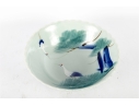 Japanese Porcelain Bowl With Cranes And Pine Design