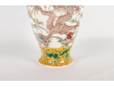 Reproduction Qianlong Rose Famille Porcelain Vase