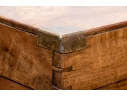 Antique Mahogany And Brass Trunk
