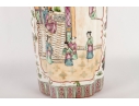 Chinese Famille Rose Porcelain Vase With Qianlong Mark