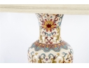 Hand-Painted Floral Porcelain Table Lamp