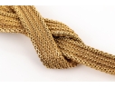 Tiffany & Co. Vintage 14k Yellow Gold Wonderful Vintage Mesh Knot Necklace, By Grosse Germany