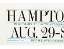 After Paul Davis Framed Vintage Horse Show Poster, Hamptons Classic 1978 