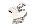 Antique English Silverplate Nautilus Spoon Warmer 