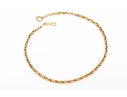14k Yellow Gold Simple Link Style Bracelet