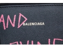 Balenciaga Ville Graffiti Leather Top Handle Bag