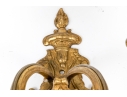 Pair Of Louis XVI Style Gilt Metal Wall Sconces