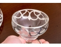 Collection Of Silver Overlaid Sherbet Glasses With Underplates