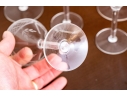 Collection Of Eleven Etched Crystal Goblets