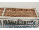Elegantly Carved Upholstered Window Or Bed End Bench
