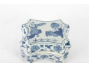 Chinese Blue And White Porcelain Covered Box