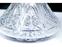 Group Of Three English Cut Glass Decanters Or Perfumes With Sterling Silver Collars