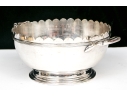 George III Style Antique English Quality Twin Handled Silver Plated Cooler Bowl