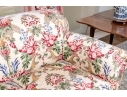 Custom Upholstered Sofa With Bullion Fringe