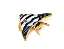 Tiffany & Co. 18k Yellow Gold Angela Cummings Stunning Inlaid Angel Fish Brooch, With Box