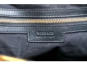 Versace Nylon Top Handle Shopper Tote Bag