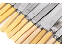 Sixty-eight English Stainless And Celluloid Knives