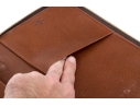 Louis Vuitton Brown Monogram Small Leather Zip Folio Pouch