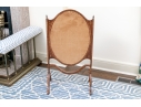 Antique Needlepoint Upholstered Fire Screen With Satinwood Stand