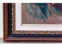 Oil On Board, Artist At Easel