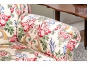 Custom Upholstered Sofa With Bullion Fringe