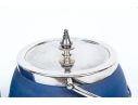 Compatible Pair Of Jasperware Biscuit Jars, Including One Wedgewood