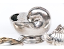 Collection Of Four Shell Form Silverplate Table Wares