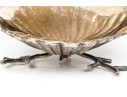 Antique English Victorian Silverplate Nautilus Spoon Warmer