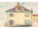 Signed Oil On Canvas, Urban Landscape With Figure, 1932 