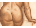 R. Gen Pastel On Paper, Female Nude