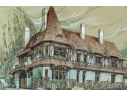 Two Signed French Architectural Artworks