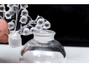 Two Lalique Crystal Scent Bottles With Stoppers