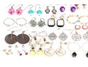 Extensive Collection Of Hoop, Stud, And Drop Pendant Style Costume Jewelry Earrings